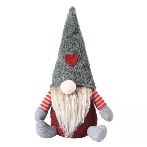 Adorno Navideño Duende Anciano sin Rostro - Decoración Creativa