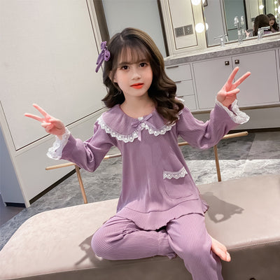 Trajes Infantiles Estilo Occidental para Niñas, Ropa de Otoño