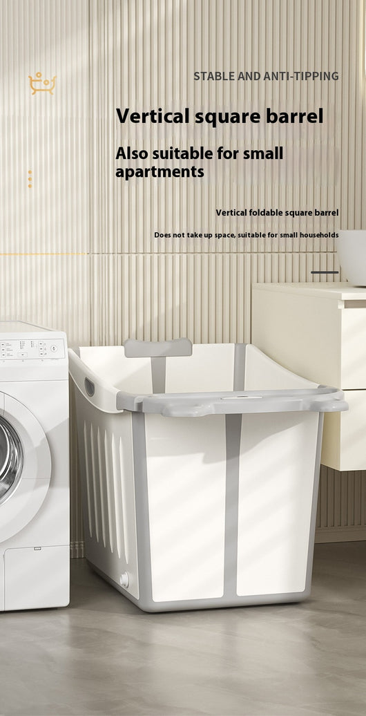 Bañera Plegable Infantil Grande con Refuerzo de Grosor - Image 21