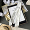 Silk Scarf Arm Bag Ribbon Thin Narrow Long Hair Band Decoration Small Scarf Classic Animal Gray