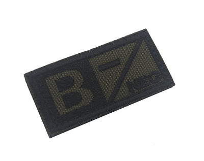 Brazalete Táctico con Parche Bordado de Tipo de Sangre y Velcro - Image 29