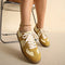 Zapatillas Deportivas Retro Clásicas con Cordones y Punta Redonda