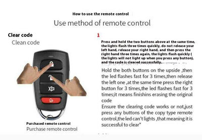 Control Remoto Clonador 443 MHz con Código Rodante para Puertas de Garaje - Image 12
