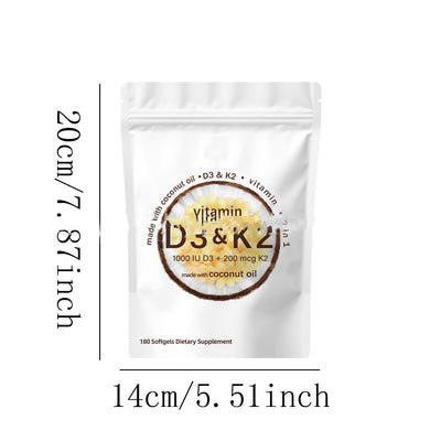 Cápsulas Blandas de Vitamina K2 - 180 Tabletas - Image 5