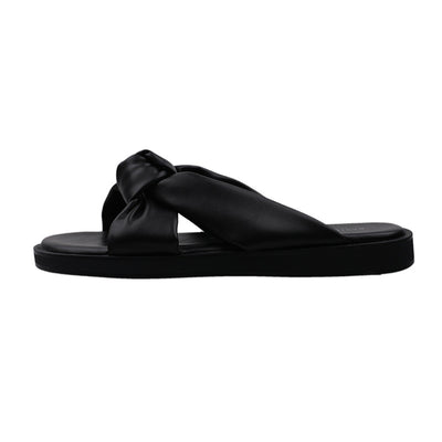 Pantuflas Negras de Verano con Suela Suave y Tacón Bajo