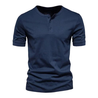 Playera Casual de Cuello Redondo para Hombre - Colores Sólidos - Image 11