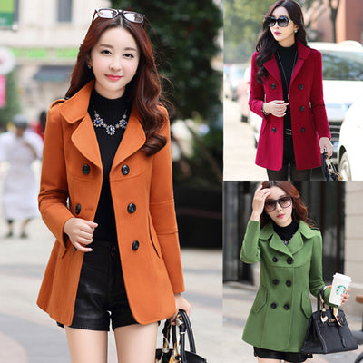 Abrigo de Lana para Mujer - Estilo Casual Otoño - Image 13
