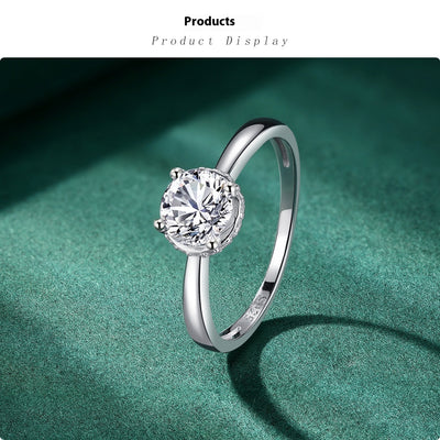 Anillo de Plata 925 con Diamantes Incrustados Clásico - Image 19