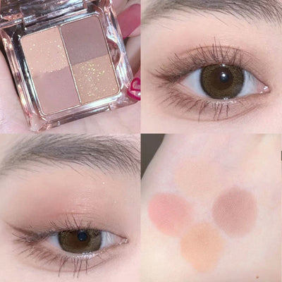Paleta de Sombras Iridiscentes con Lentejuelas Rosa y Púrpura - Image 8