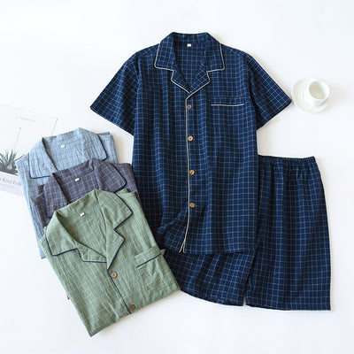 Conjunto de Pijama Camisón a Cuadros - Image 50