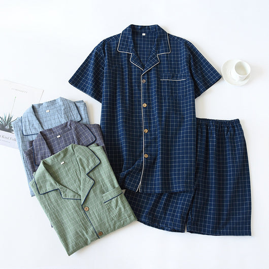 Conjunto de Pijama Camisón a Cuadros - Image 50