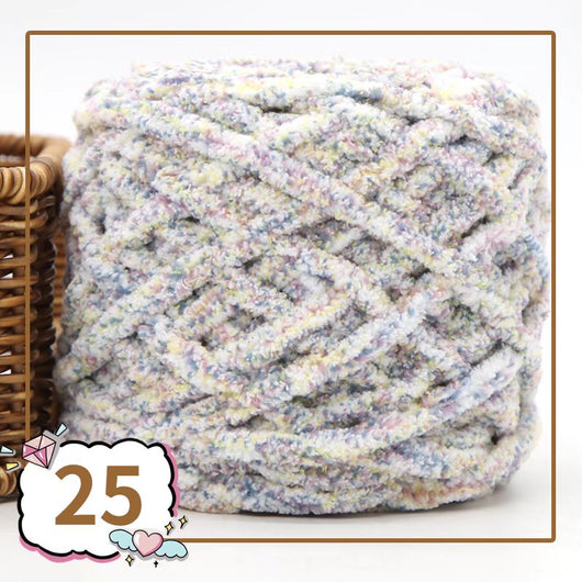 Lana para Tejer Colorida Ice Line - Hilo Grueso Suave para Bufandas Artesanales DIY - Image 28