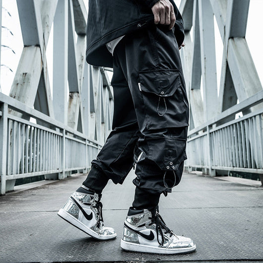 Pantalones Holgados Hip Hop para Hombre - Estilo Paratrooper - Image 10