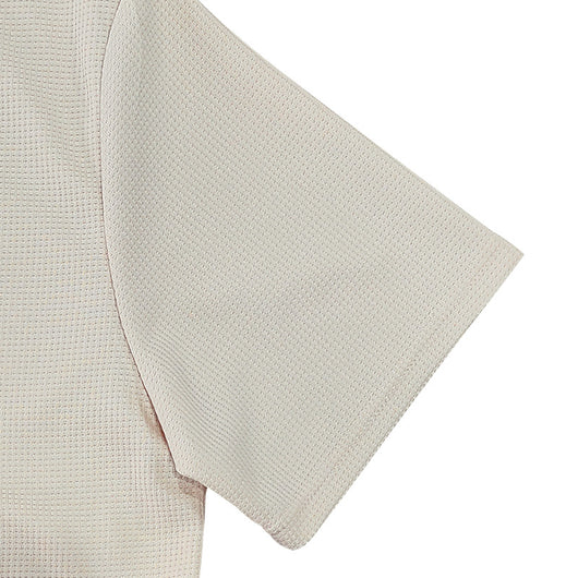 Polo Deportivo Hombre Cuello V Tejido Waffle Manga Corta Suelta - Image 26