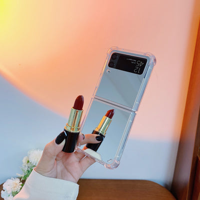 Funda Plegable para Teléfono con Espejo de Acrílico Suave - Image 3