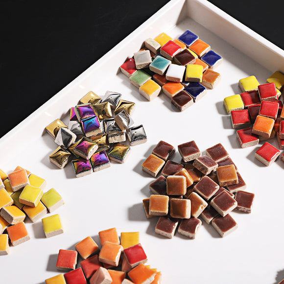 Mosaico de Cerámica Multicolor 1cm - Material DIY Artesanal