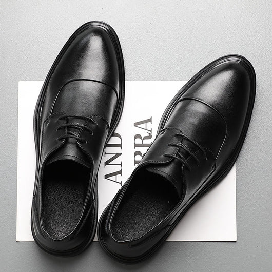 Zapatos de Cuero para Hombre con Punta Afilada y Suela Flexible - Image 11