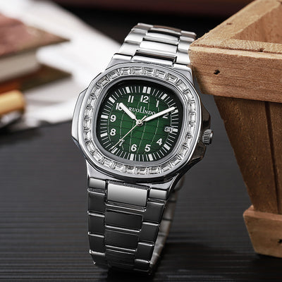 Reloj de Hombre Acero Inoxidable Doble Calendario con Esfera Luminosa - Image 15