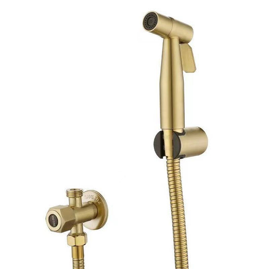 Conjunto Bidet con Pistola de Agua Acero Inoxidable Negro y Dorado - Image 16