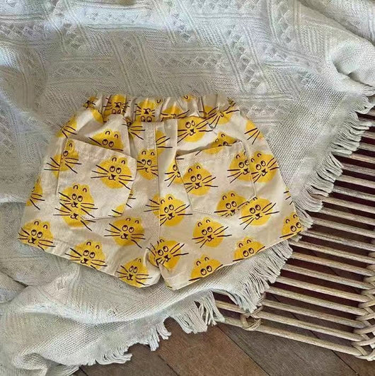Shorts de Algodón Estampado Floral para Niños y Niñas - Image 10