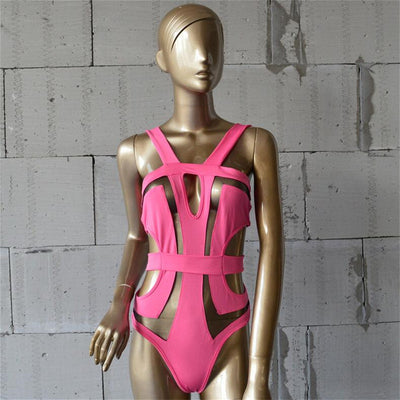 Bikini con Paneles de Malla Transparente - Image 19