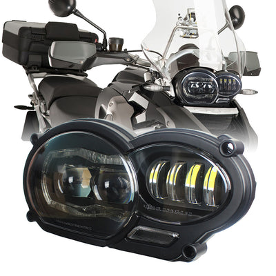 Faro Delantero LED para BMW R1200GS - Diseño Aerodinámico tipo Pájaro - Image 7