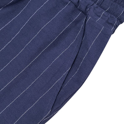 Shorts de Lino Holgados Transpirables Estilo Americano para Playa - Image 24