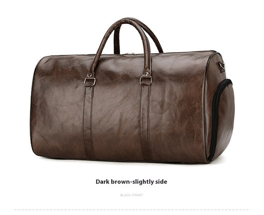 Maleta de Viaje Ejecutiva PU Capacidad Grande - Bolsa Retro para Viajes Cortos - Image 29