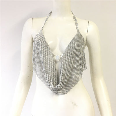 Cadena Sensual de Diamantes Completos para el Cuello - Estilo American Hot - Image 17