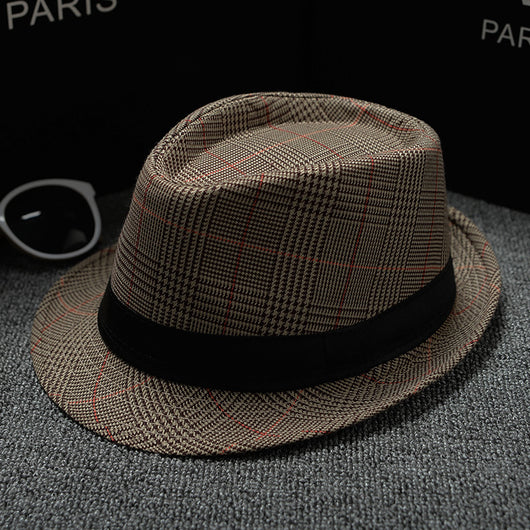 Gorra de Cuadros Houndstooth Clásica para Hombre - Estilo Europeo y Americano - Image 11