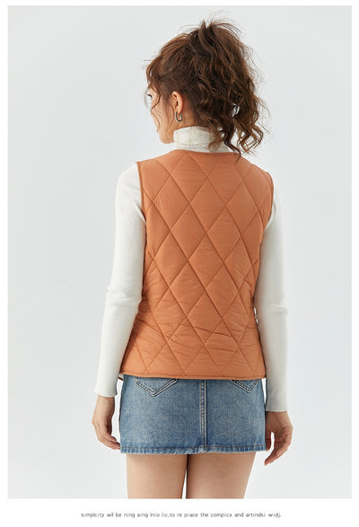 Chaleco Corto de Terciopelo para Otoño e Invierno Mujer - Image 18