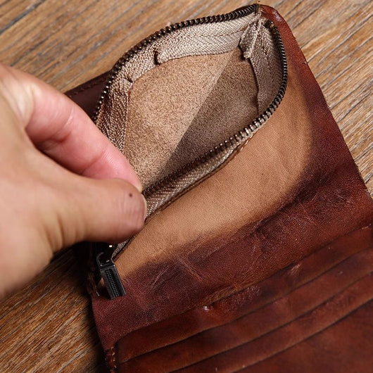 Billetera Vertical Retro para Hombre - Diseño Minimalista Ejecutivo - Image 3