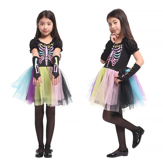 Ropa Infantil Temática Festival de Espíritus - Diseño Calavera Esqueleto