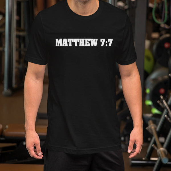 Camiseta Cristiana Matthew 77 - Mensaje de Fe Impresa Digitalmente