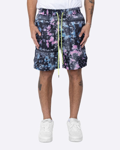 Pantalones Sueltos de Baloncesto Hip-hop Flor de Cajú para Hombre - Image 4