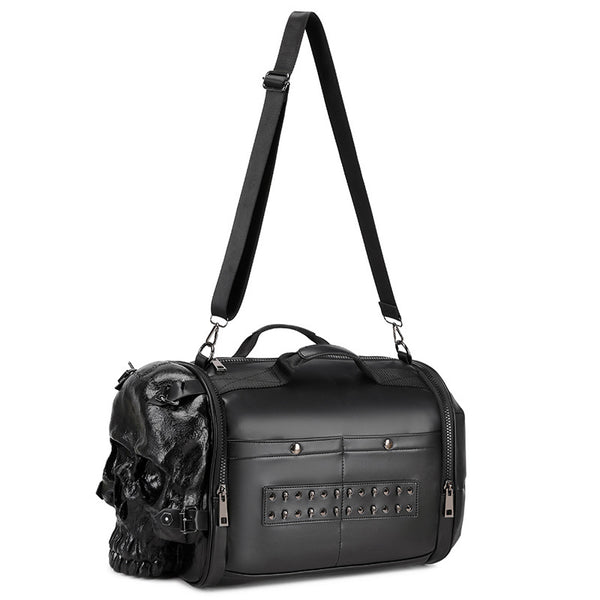 Bolsa Crossbody de Viaje con Diseño de Calavera 3D - Portátil y Moderno - Image 6