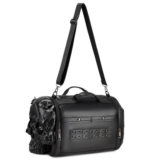 Bolsa Crossbody de Viaje con Diseño de Calavera 3D - Portátil y Moderno - Image 6