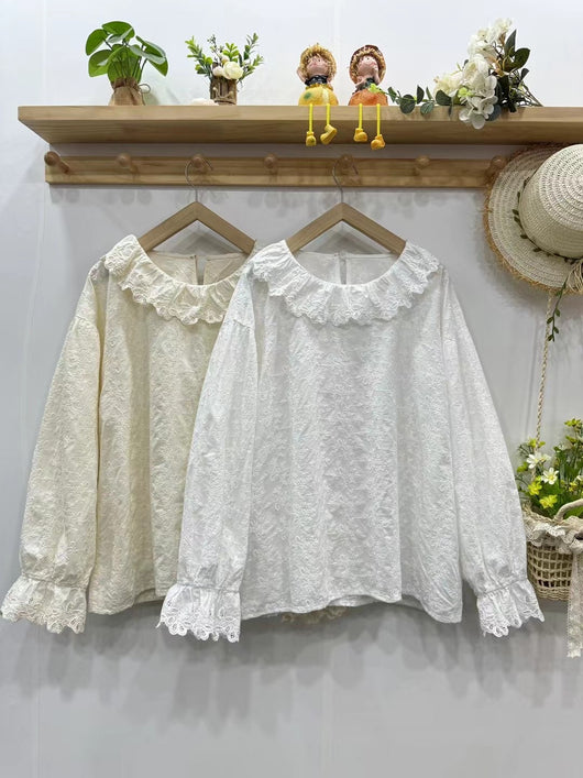 Blusa Suelta Bordada Estilo Artístico - Versátil y Cómoda - Image 10