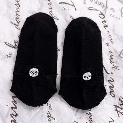 Calcetines de Algodón Bordados Transpirables para Hombre - Image 4