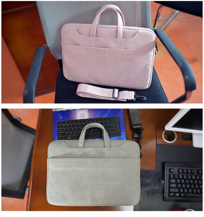 Bolsa Portátil para Laptop con Correa de Hombro - Diseño Frosted PU - Image 4