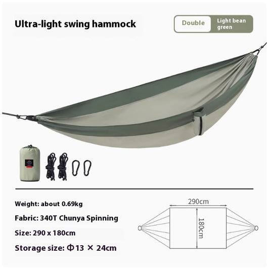 Hamaca Doble Portátil Anti-Vuelco para Camping y Exterior - Image 12