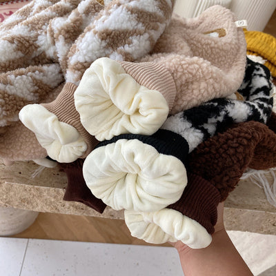 Pantalones de Niña Gruesos con Forro de Lana Cordero para Otoño e Invierno - Image 10