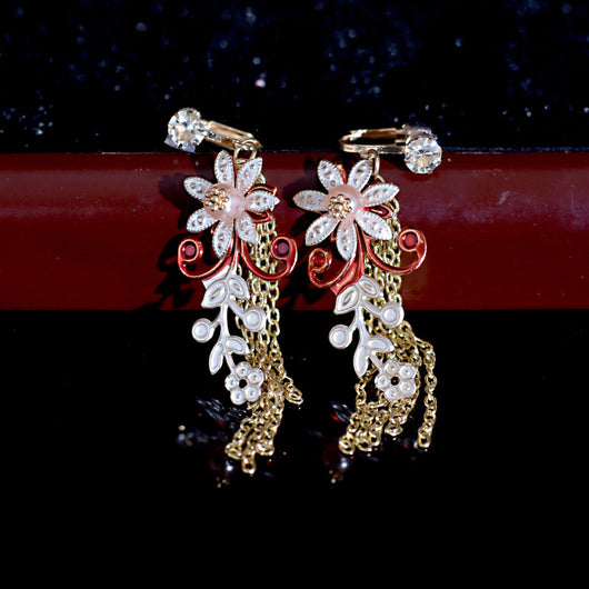 Tocado Nupcial Vintage Wofu para Damas - Image 3