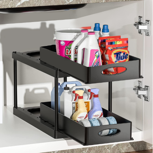 Organizador Deslizante Doble para Bajo Lavamanos - Image 14