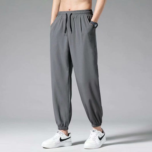 Pantalones de Chándal Ancho con Cordón de Nueve Puntos - Image 3