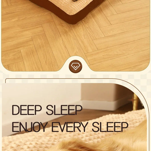 Cama Térmica para Perros con Manta Fleece Desmontable - Colchón Cómodo para Mascotas Pequeñas, Medianas y Grandes - Image 16
