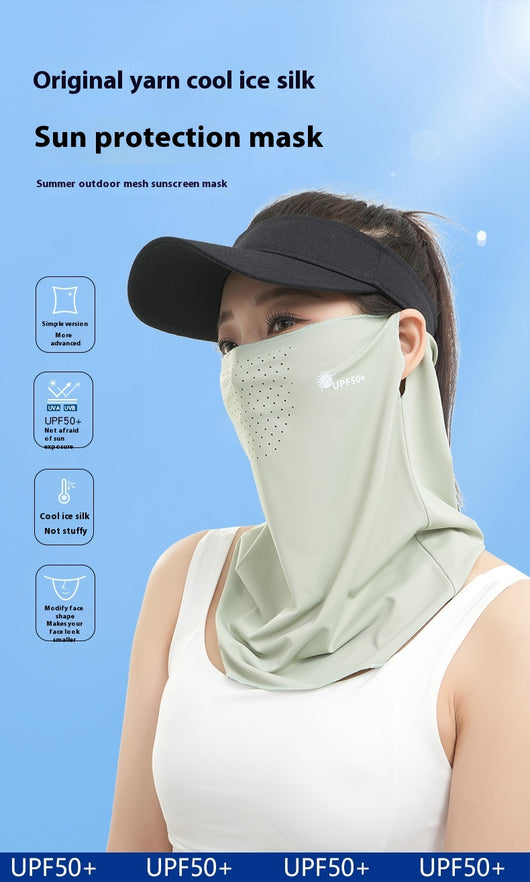 Máscara Protectora UV para Mujeres con Cobertura de Cuello y Orejas - Image 32