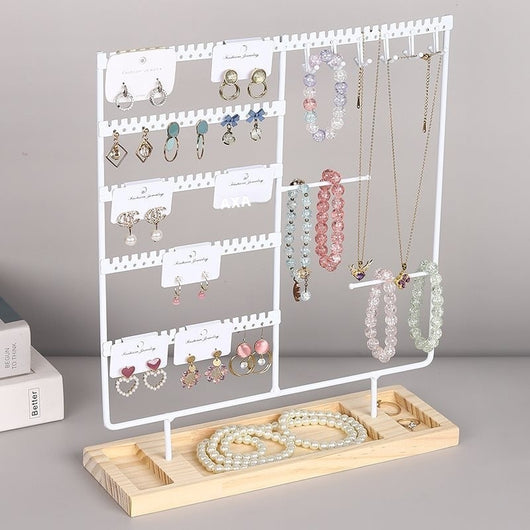 Organizador de Joyas Metálico - Soportes para Aretes, Collares y Anillos - Image 17