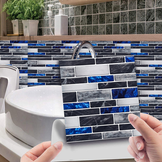 Adhesivos de Mosaico Mármol Embossed para Cocina y Baño