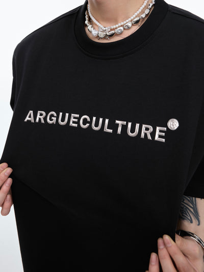 Camiseta de Algodón con Hombros Acolchados y Efecto Desgastado - Image 13